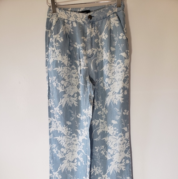 NWT PAIGE – Reeve Floral Wide Leg Tencel Pants - Picture 10 of 10